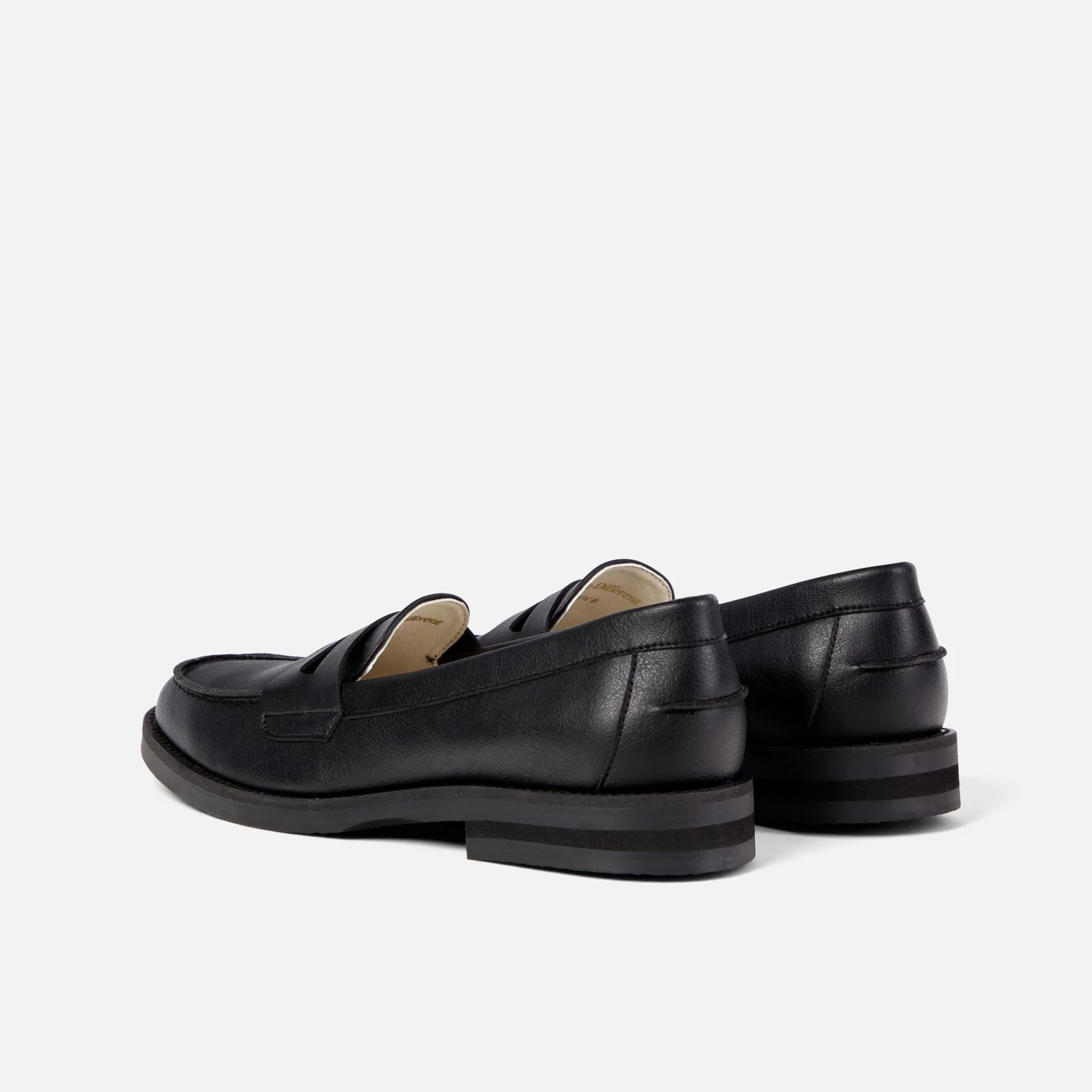 Wilde Black Vegan Penny Loafer - Women's - Image 5