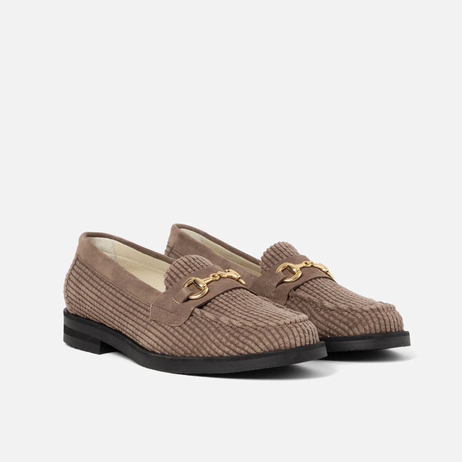 Wilde Brown Corduroy Bit Loafer - Women's - Image 3