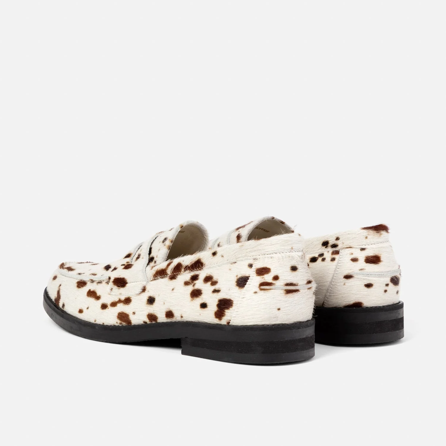 Wilde Brown Cow Pony Penny Loafer - Men's - Image 6