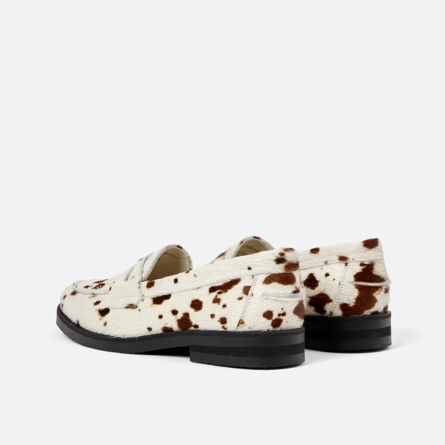 Wilde Brown Cow Pony Penny Loafer - Women's - Image 6