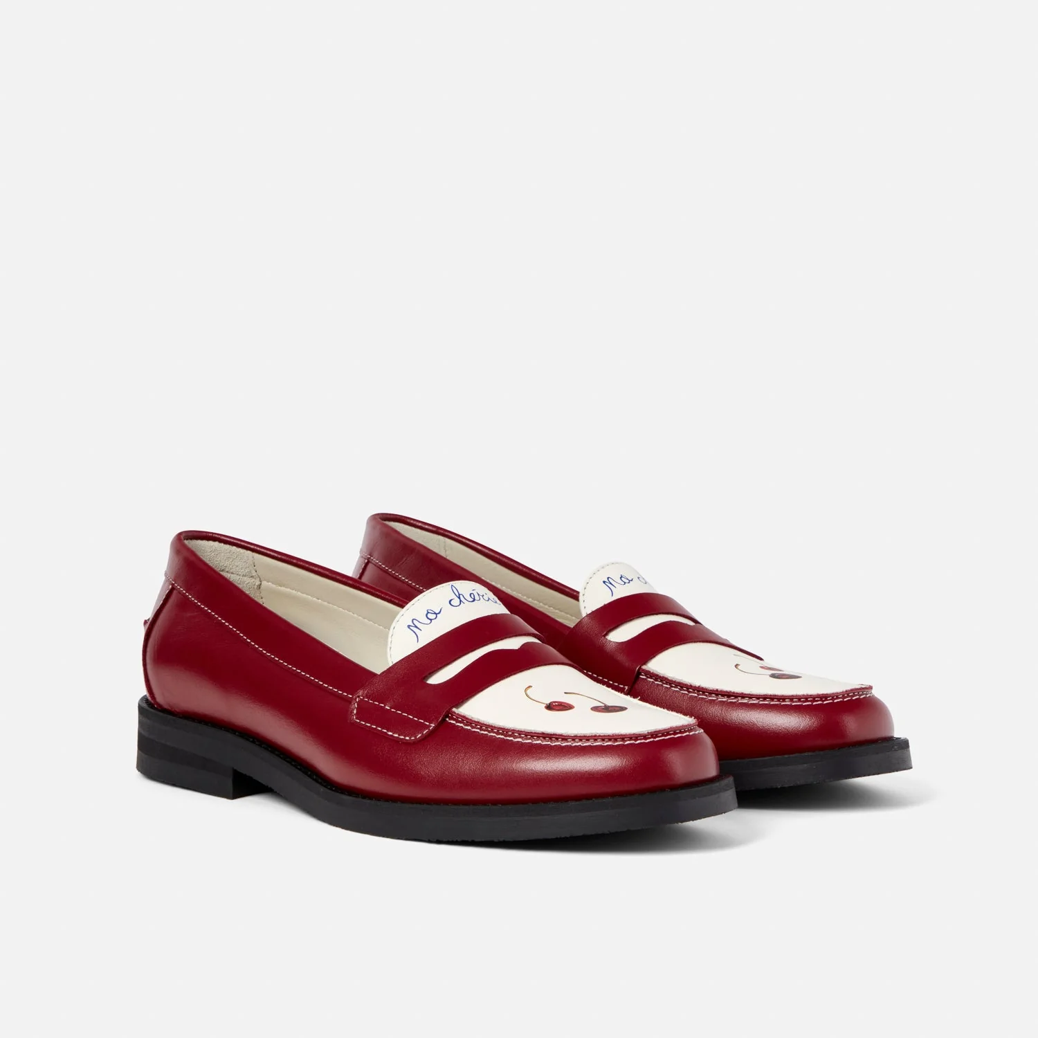 Wilde Cherry Red Penny Loafer - Women's - Image 3