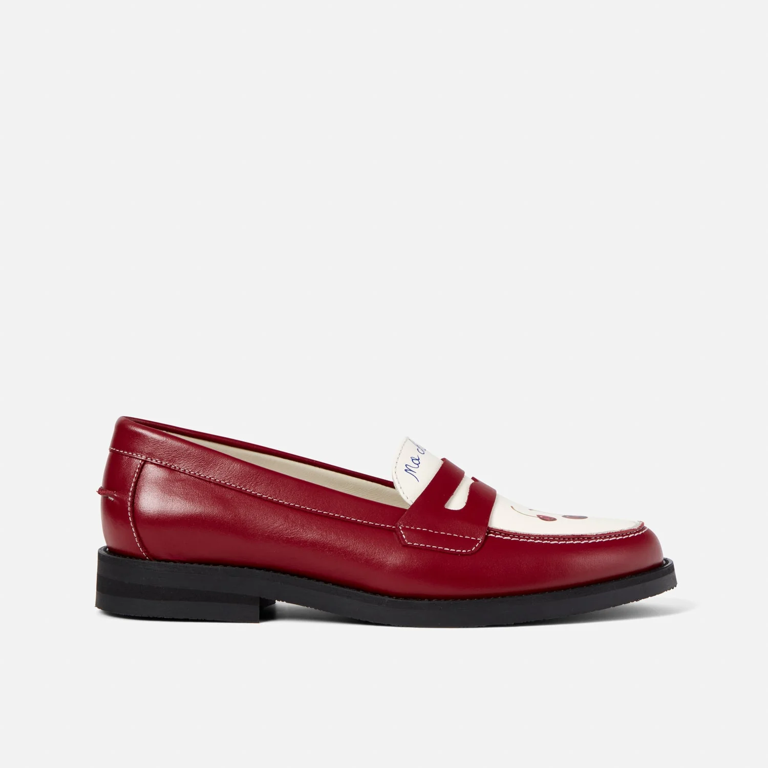 Wilde Cherry Red Penny Loafer - Women's - Image 4