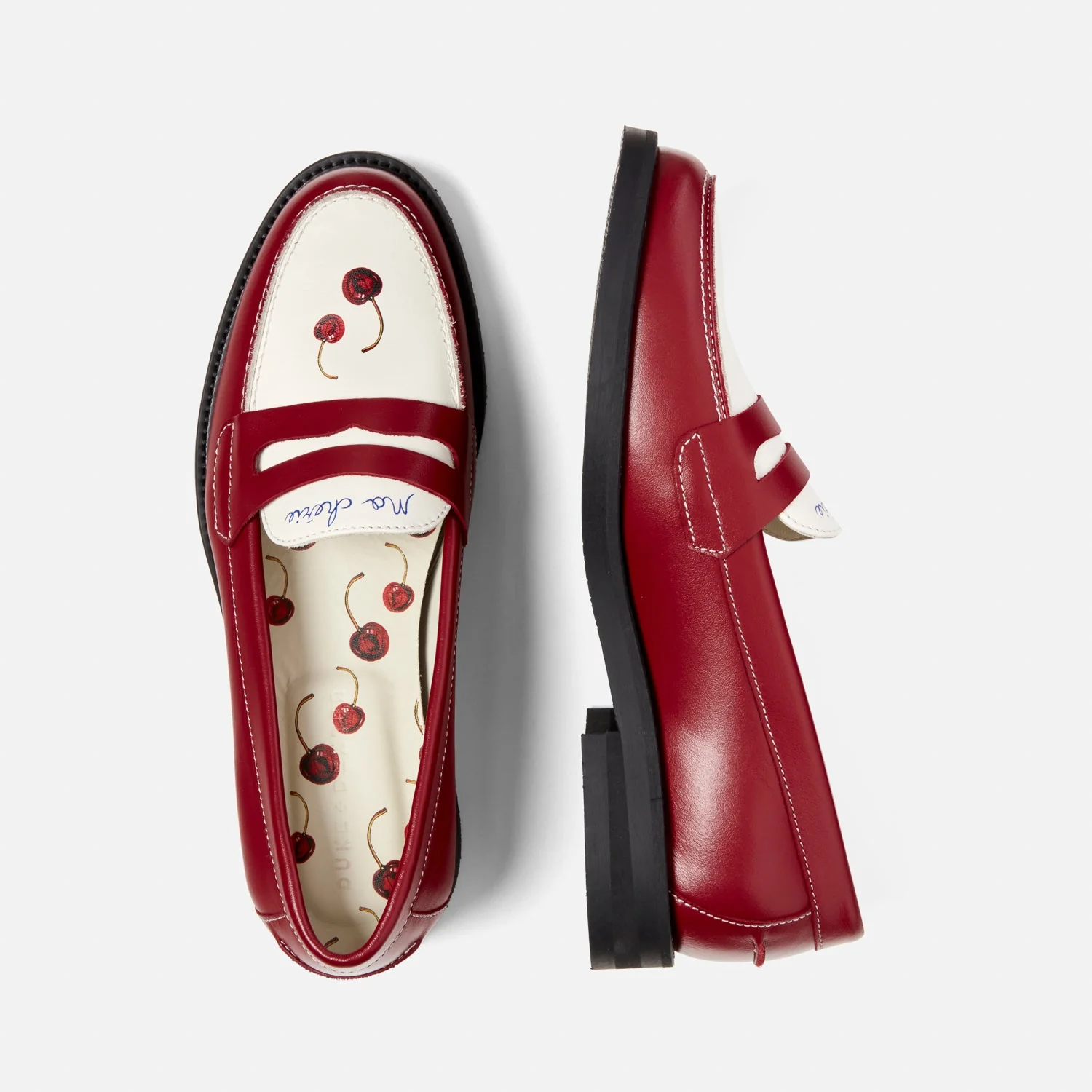Wilde Cherry Red Penny Loafer - Women's - Image 5