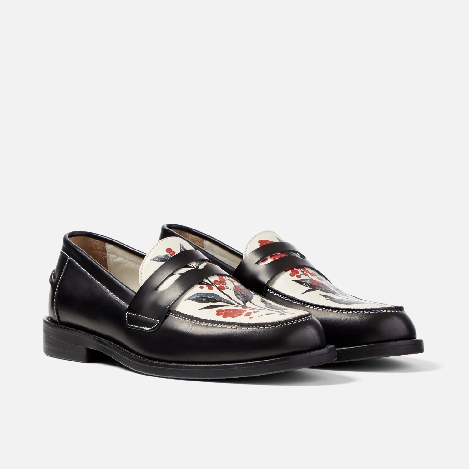 Wilde Hand-Painted Berry Penny Loafer - Men's - Image 3