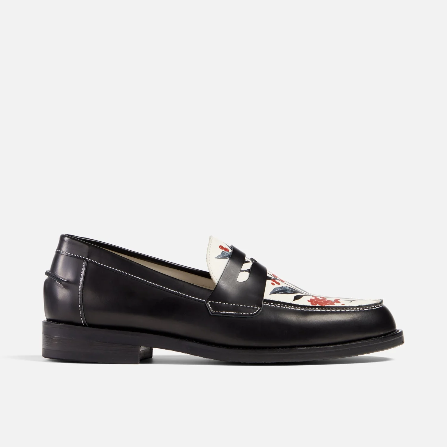 Wilde Hand-Painted Berry Penny Loafer - Men's - Image 4