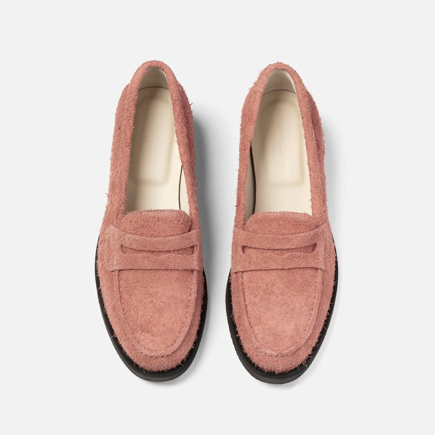 Wilde Hairy Pink Suede Penny Loafer - Women's - Image 4