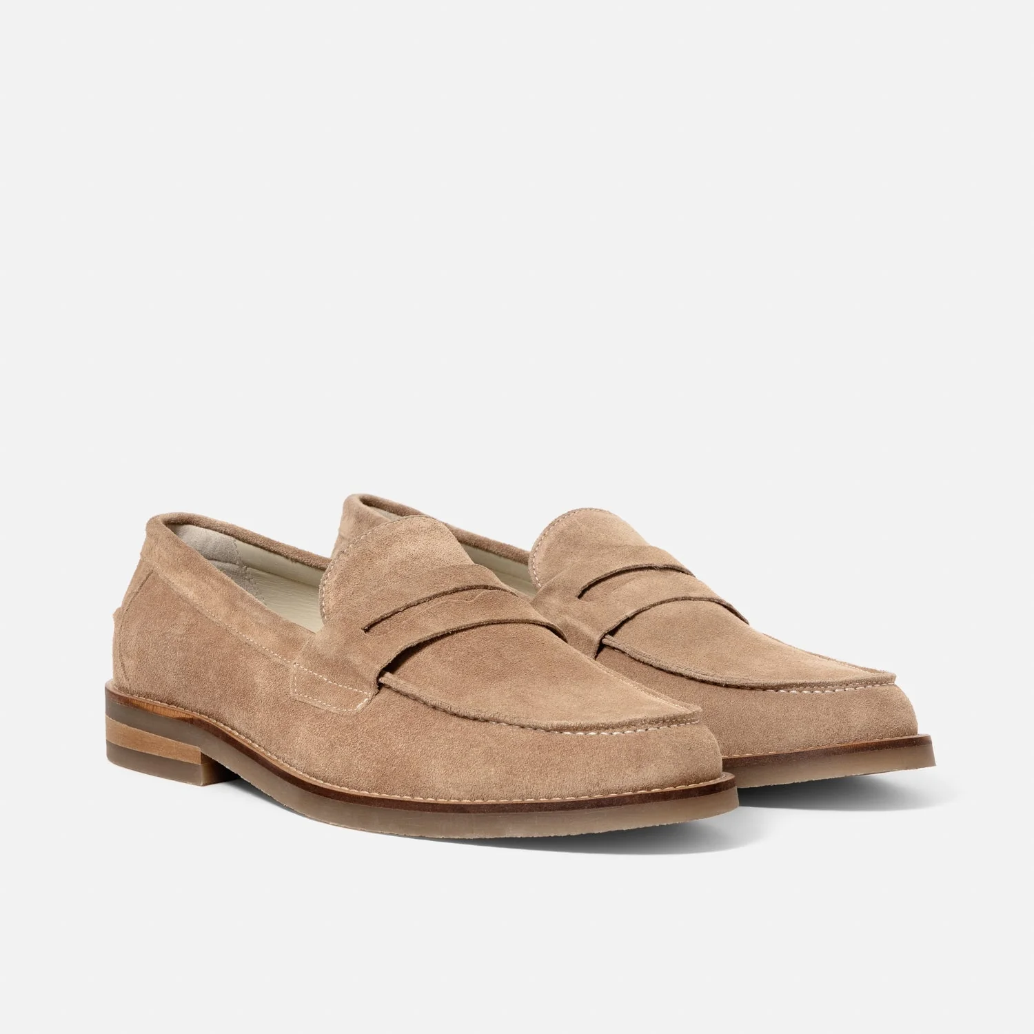 Wilde Mocha Suede Penny Loafer - Men's - Image 3