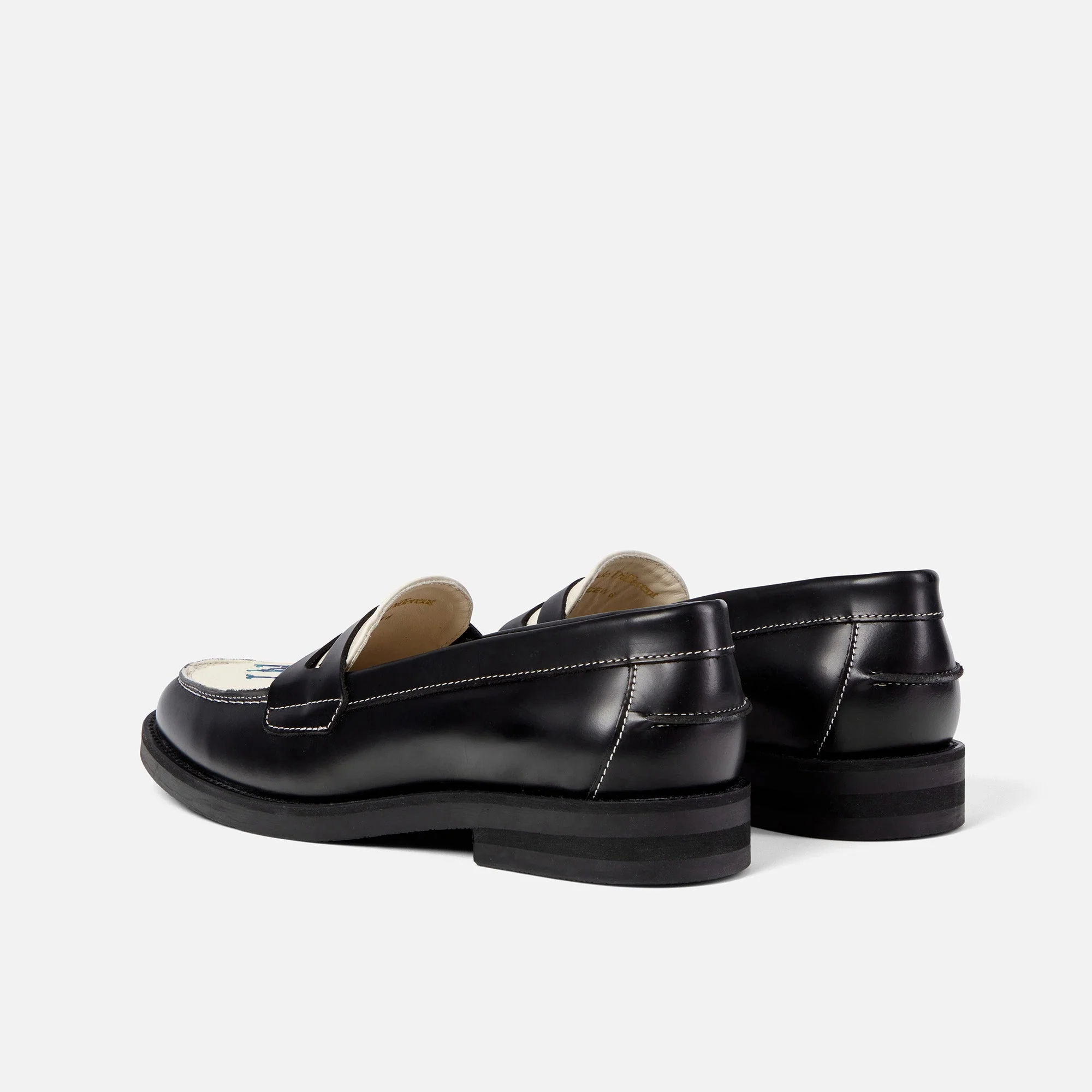 Wilde NY Black + White Penny Loafer - Women's - Image 5