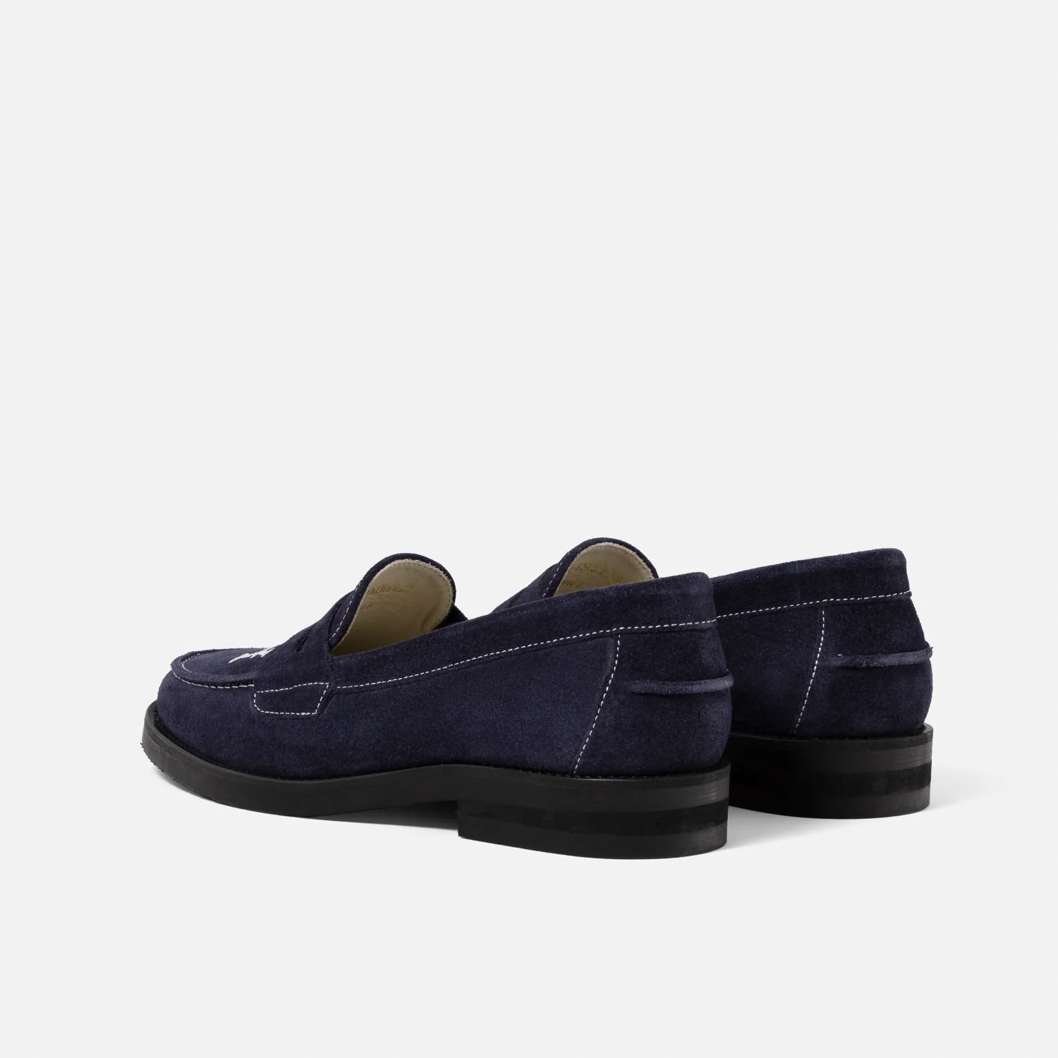 Wilde NY Navy Suede Penny Loafer - Women's - Image 6