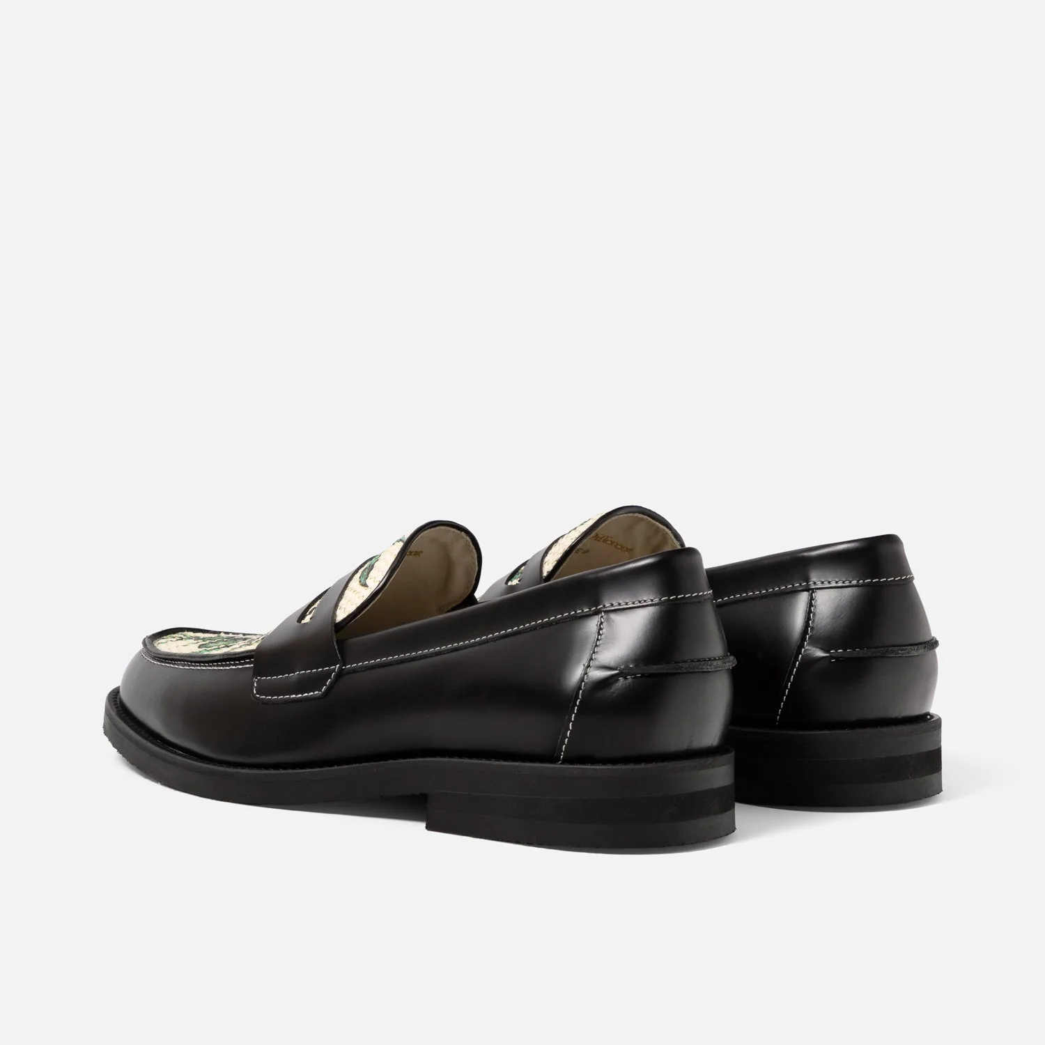 Wilde Olive Raffia Penny Loafer - Men's - Image 6
