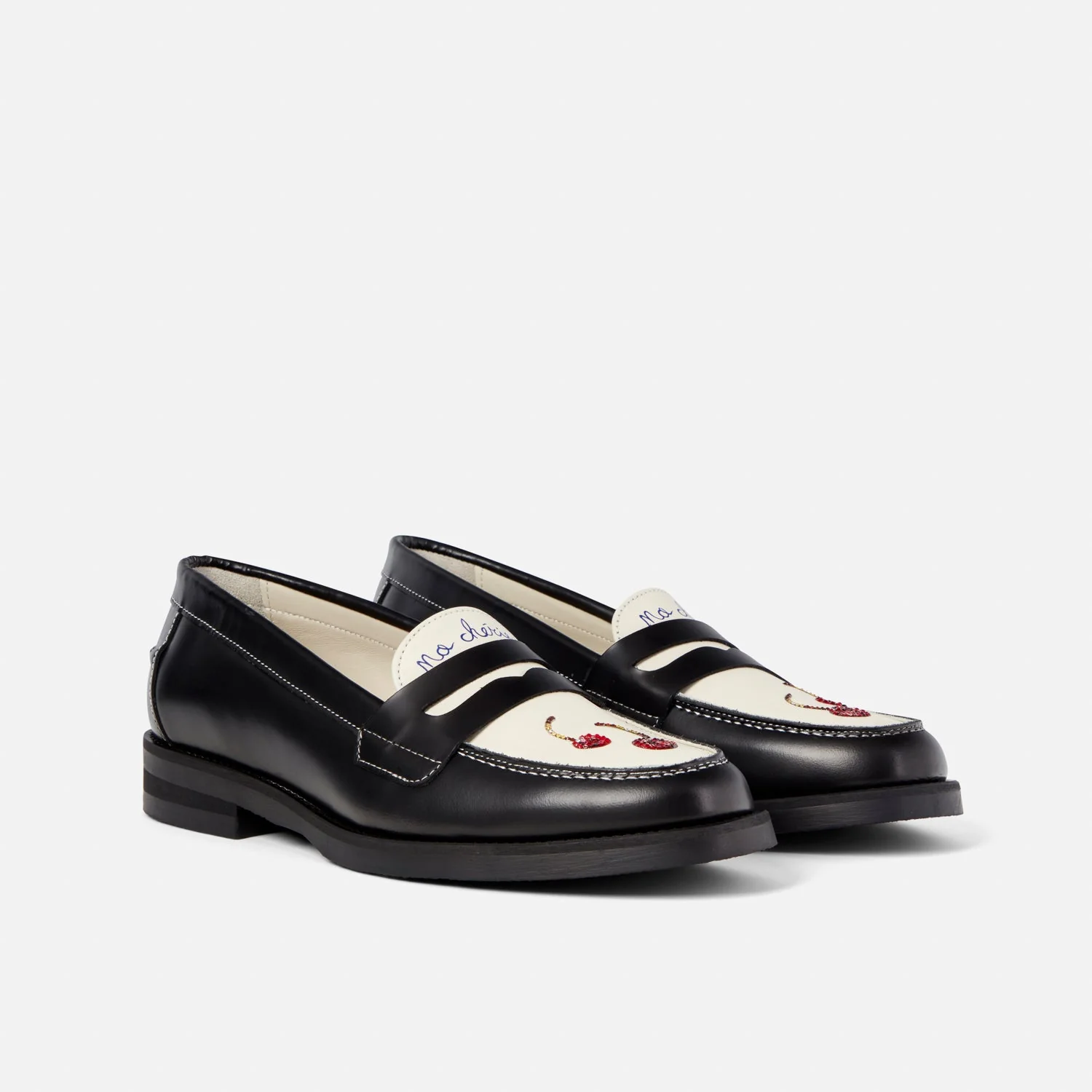 Wilde Swarovski Crystals Cherry Penny Loafer - Women's - Image 3