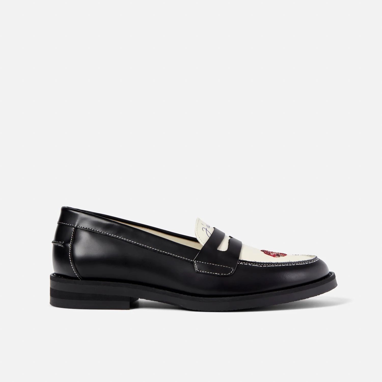 Wilde Swarovski Crystals Kiss Penny Loafer - Women's - Image 4