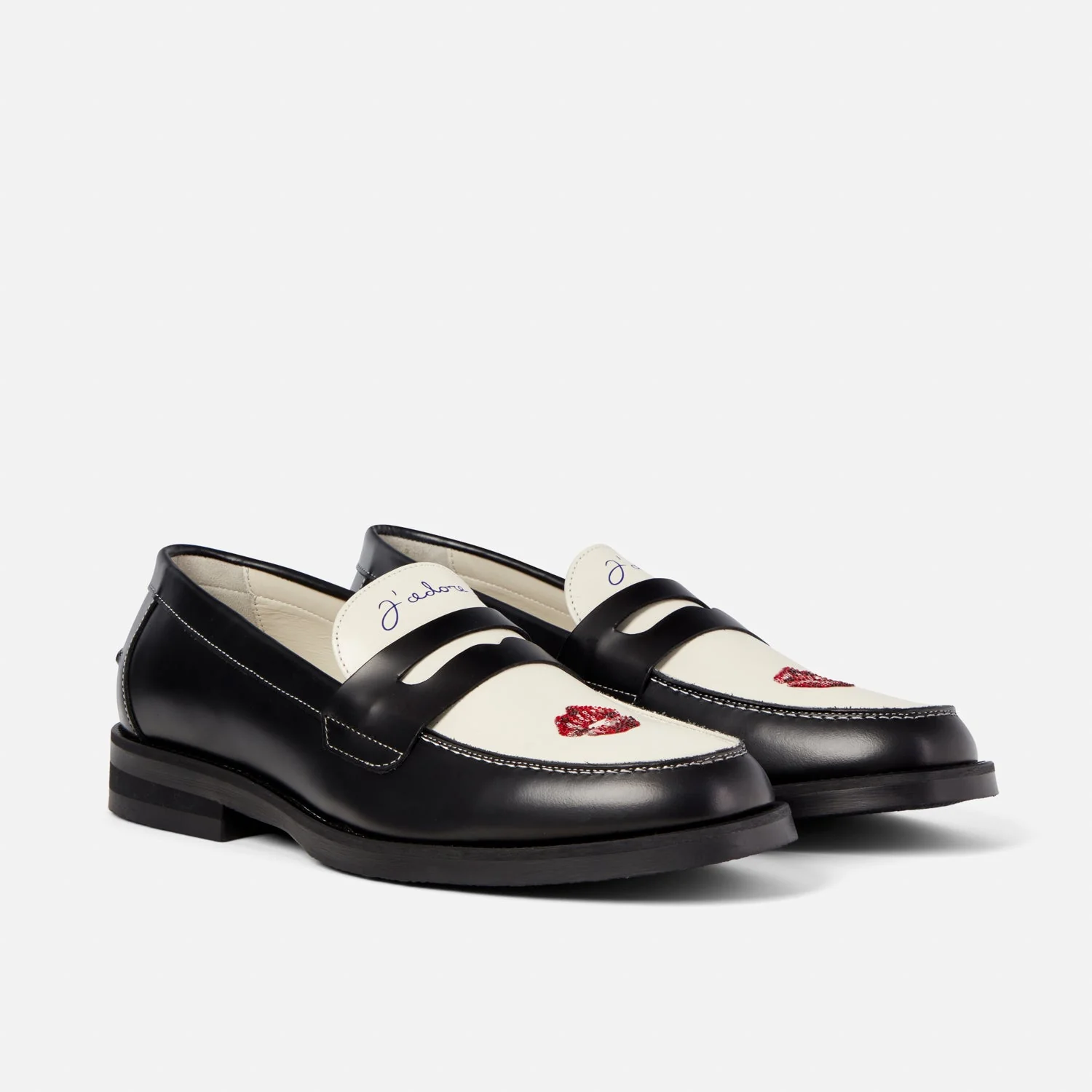 Wilde Swarovski Crystals Kiss Penny Loafer - Men's - Image 3