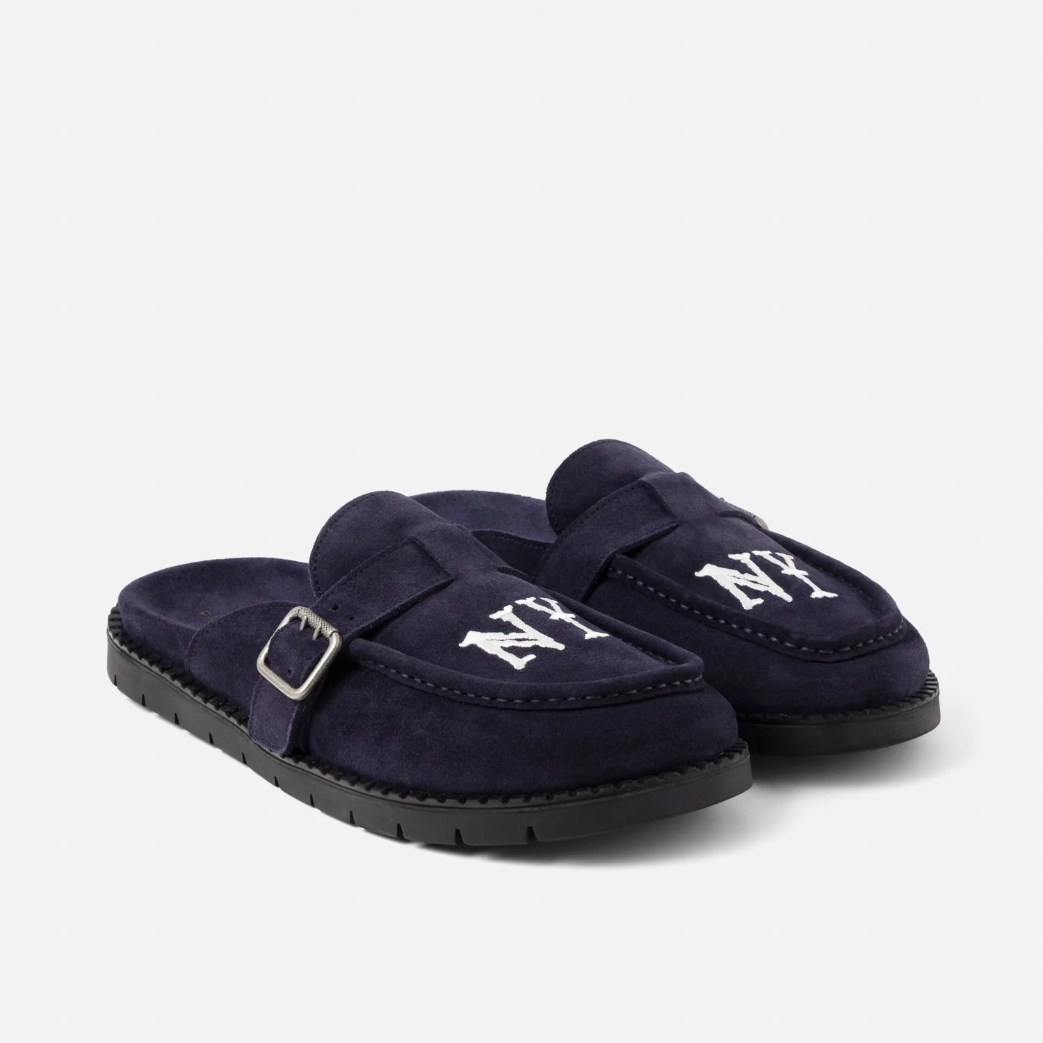 Winston NY Navy Suede Mule - Men's - Image 3