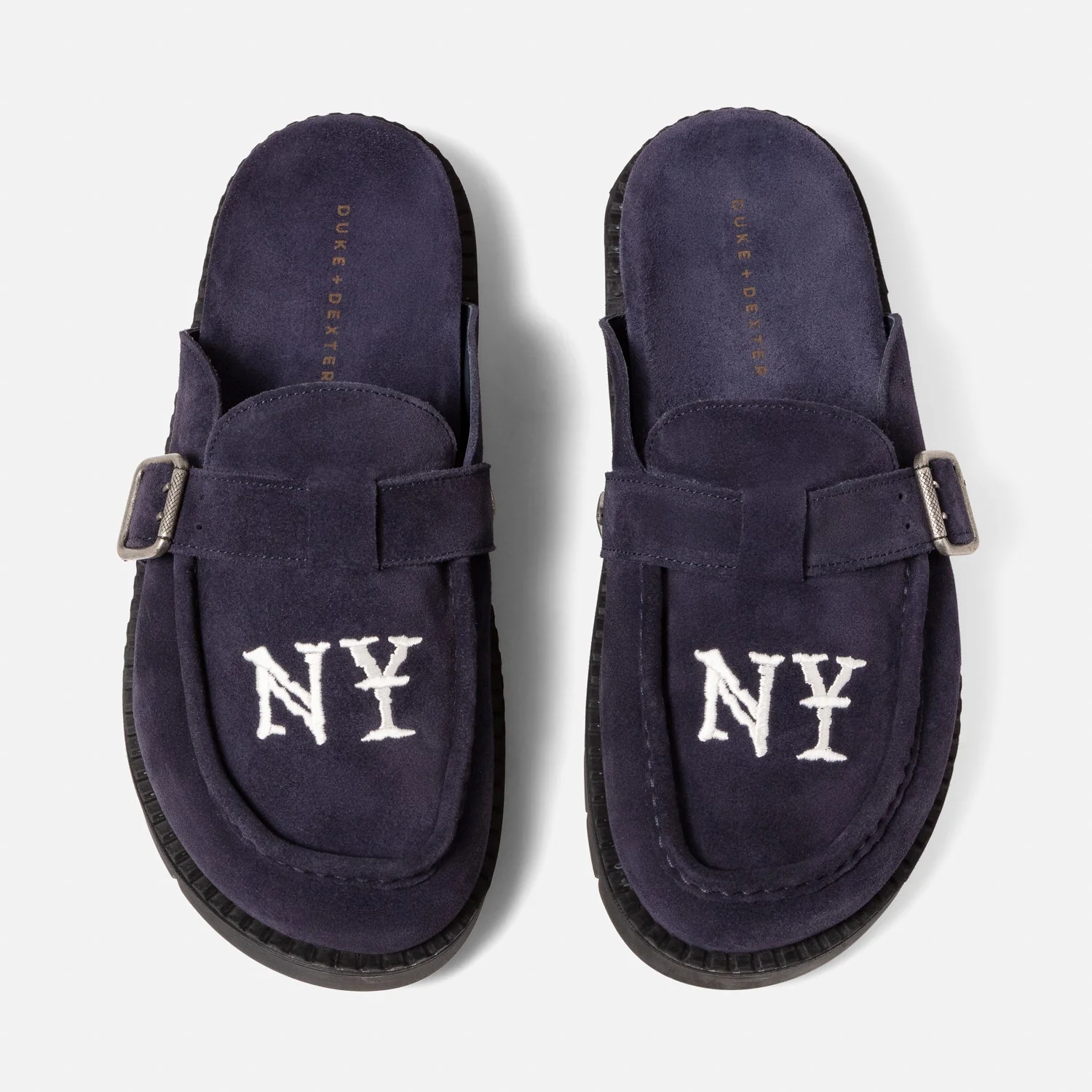 Winston NY Navy Suede Mule - Men's - Image 4
