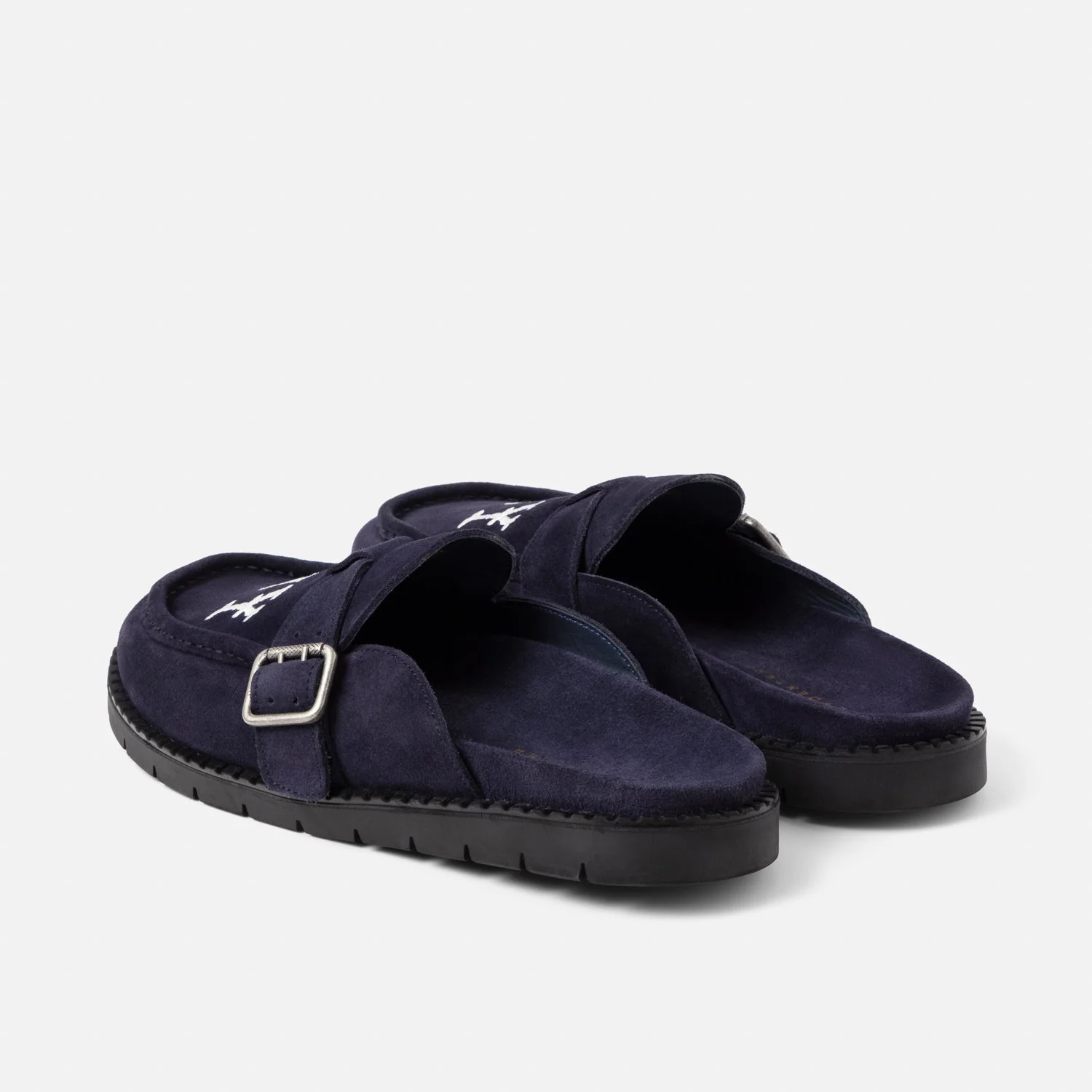 Winston NY Navy Suede Mule - Men's - Image 6