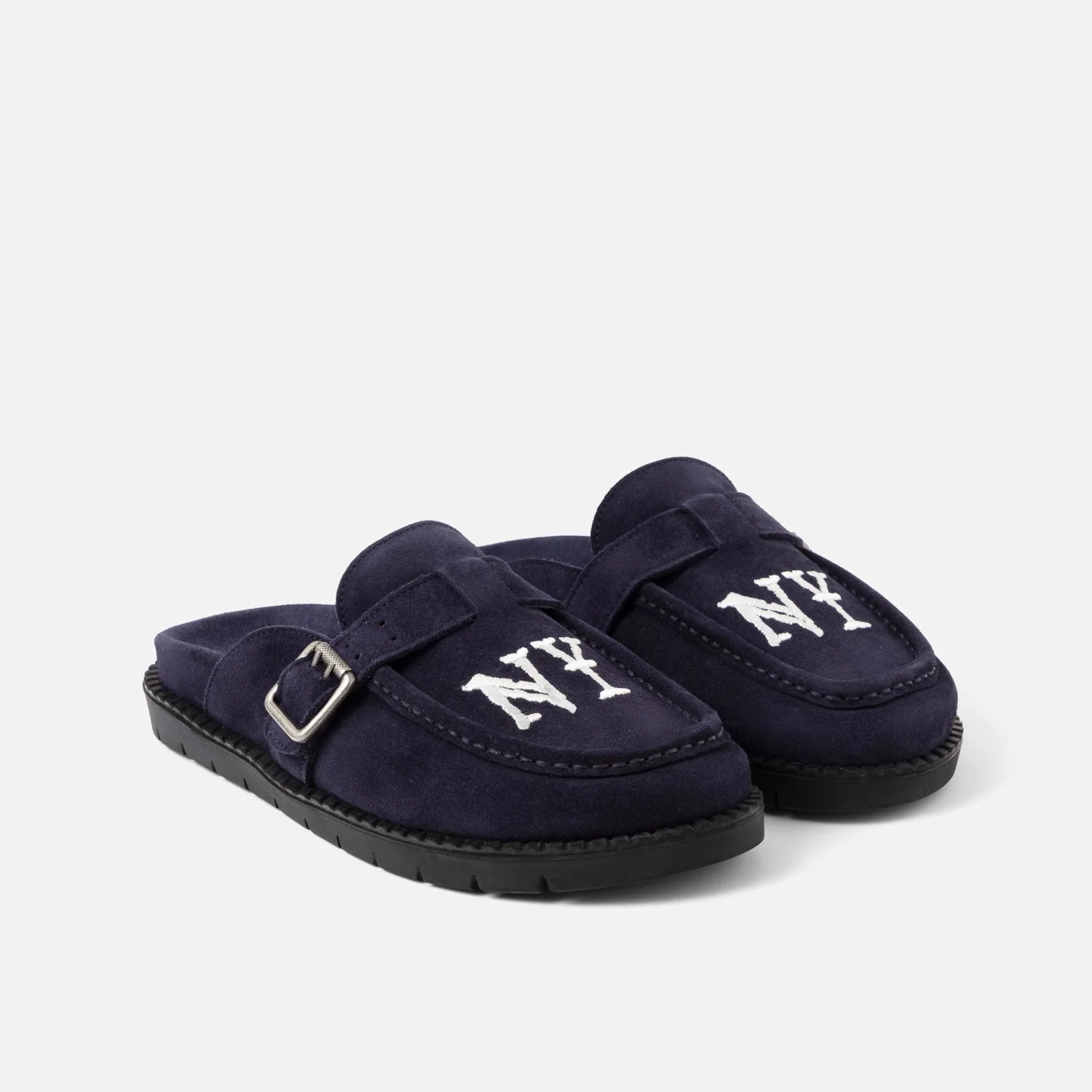 Winston NY Navy Suede Mule - Women's - Image 3