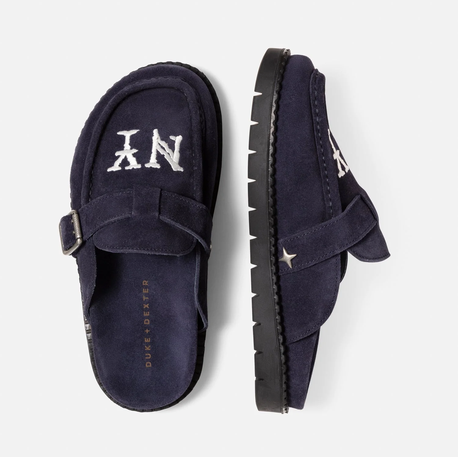 Winston NY Navy Suede Mule - Women's - Image 4